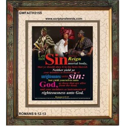 YIELD YOURSELVES UNTO GOD   Bible Scriptures on Love Acrylic Glass Frame   (GWFAITH3155)   
