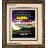 UNRIGHTEOUS SHALL NOT INHERIT THE KINGDOM   Large Framed Scripture Wall Art   (GWFAITH3204)   "16x18"