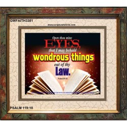 WONDEROUS THINGS   Kitchen Wall Dcor   (GWFAITH3381)   "18x16"