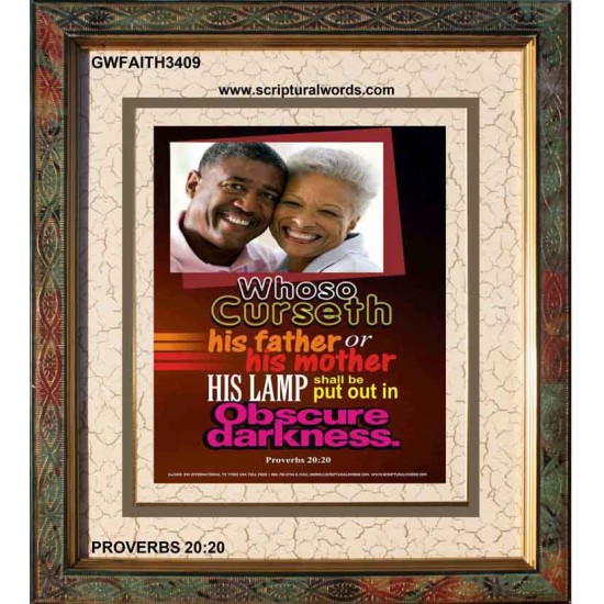 WHOSO CURSETH    Printable Bible Verses to Framed   (GWFAITH3409)   