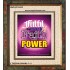 WITH POWER   Frame Bible Verses Online   (GWFAITH3422)   "16x18"
