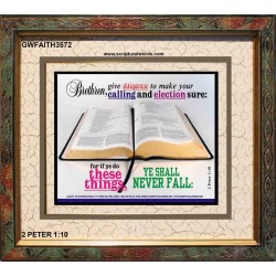 YOUR CALLING   Frame Bible Verses Online   (GWFAITH3572)   "18x16"