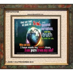 SIN   Bible Verses Frame for Home Online   (GWFAITH3766)   