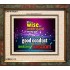 WISDOM   Scriptural Framed Signs   (GWFAITH3817)   "18x16"