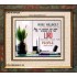 WORKING AS FOR THE LORD   Bible Verse Frame   (GWFAITH4356)   "18x16"