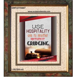 USE HOSPITALITY   Modern Christian Wall Dcor Frame   (GWFAITH4667)   "16x18"