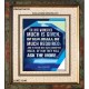 WHOMSOEVER MUCH IS GIVEN   Inspirational Wall Art Frame   (GWFAITH4752)   