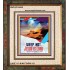 WEEP NOT JESUS IS LORD   Framed Bible Verse   (GWFAITH4849)   "16x18"