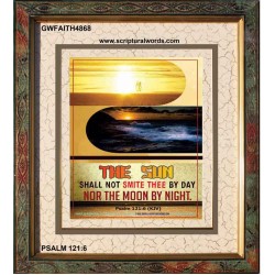 THE SUN SHALL NOT SMITE THEE   Bible Verse Art Prints   (GWFAITH4868)   