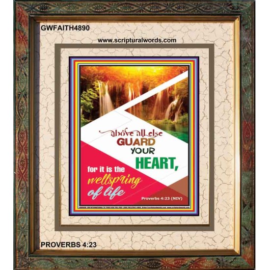 WELLSPRING OF LIFE   Christian Artwork Frame   (GWFAITH4890)   