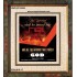 THE WICKED SHALL BE TURNED INTO HELL   Large Frame Scripture Wall Art   (GWFAITH4994)   "16x18"