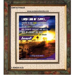 THERE IS NO GOD LIKE THEE   Christian Quote Frame   (GWFAITH5029)   