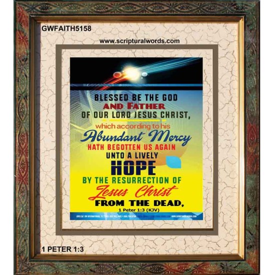 ABUNDANT MERCY   Bible Verses  Picture Frame Gift   (GWFAITH5158)   
