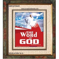 THE WORD OF GOD   Bible Verses Frame   (GWFAITH5435)   