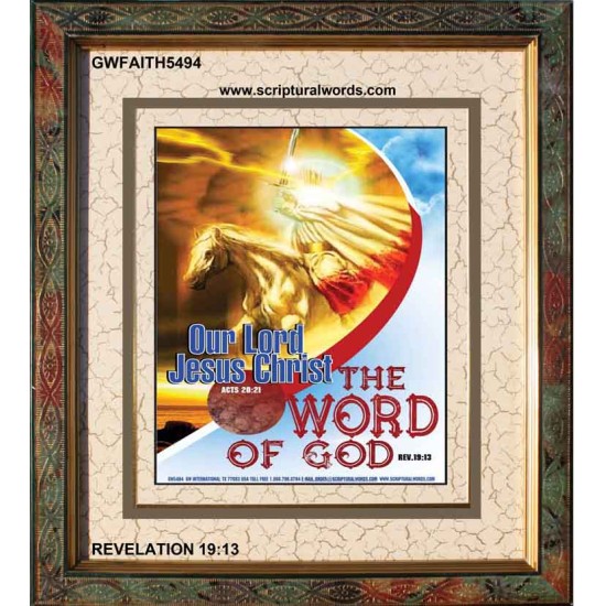 THE WORD OF GOD   Bible Verse Wall Art   (GWFAITH5494)   