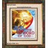THE WORD OF GOD   Bible Verse Wall Art   (GWFAITH5494)   "16x18"