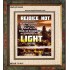A LIGHT   Scripture Art Acrylic Glass Frame   (GWFAITH6385)   "16x18"