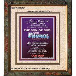THE SEED OF DAVID   Large Frame Scripture Wall Art   (GWFAITH6424)   