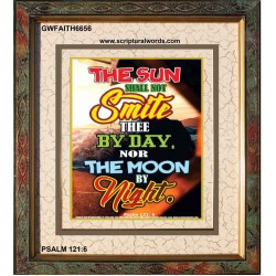 THE SUN SHALL NOT SMITE THEE   Biblical Paintings Acrylic Glass Frame   (GWFAITH6656)   