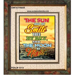THE SUN SHALL NOT SMITE THEE   Christian Frame Wall Art   (GWFAITH6659)   