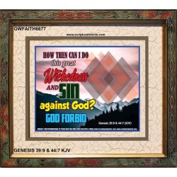 SIN   Framed Bible Verse Online   (GWFAITH6677)   