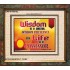 WISDOM   Framed Bible Verse   (GWFAITH6782)   "18x16"