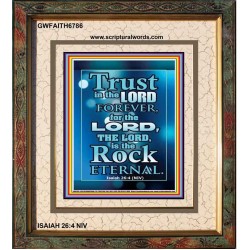 TRUST IN THE LORD   Scripture Art Prints   (GWFAITH6786)   "16x18"