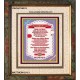 THE LORDS PRAYER   Bible Scriptures on Forgiveness Acrylic Glass Frame   (GWFAITH6915)   