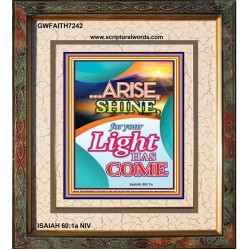 ARISE SHINE   Printable Bible Verse to Framed   (GWFAITH7242)   