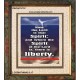 THE SPIRIT OF THE LORD GIVES LIBERTY   Scripture Wall Art   (GWFAITH732)   