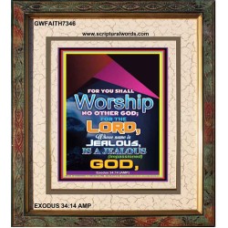 WORSHIP   Religious Art Frame   (GWFAITH7346)   