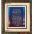 WORD OF GOD IS TWO EDGED SWORD   Framed Scripture Dcor   (GWFAITH735)   "16x18"