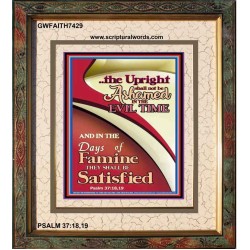THE UPRIGHT    Printable Bible Verse to Frame   (GWFAITH7429)   