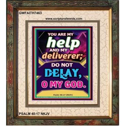 YOU ARE MY HELP   Frame Scriptures Dcor   (GWFAITH7463)   