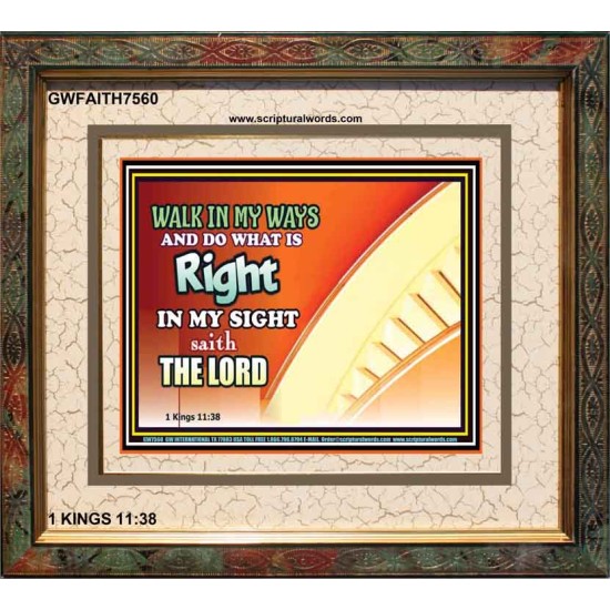 WALK IN MY WAY   New Wall Dcor   (GWFAITH7560)   