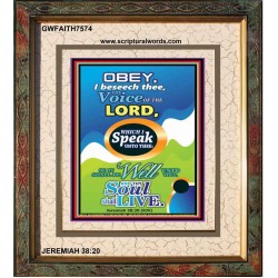 THE VOICE OF THE LORD   Contemporary Christian Poster   (GWFAITH7574)   