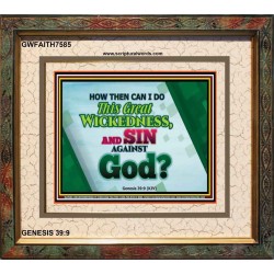 SIN   Bible Verse Frame for Home   (GWFAITH7585)   