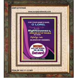 UNFAILING LOVE   Scripture Art Prints   (GWFAITH7650)   "16x18"