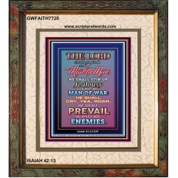 A MIGHTY MAN   Bible Verse Framed Art   (GWFAITH7720)   "16x18"