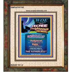 THE UNRIGHTEOUS   Christian Wall Art Poster   (GWFAITH7792)   