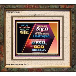 SALVATION FROM GOD   Bible Verses Frame    (GWFAITH7861)   