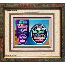 ASCEND INTO THE HILL OF THE LORD   Inspiration Frame   (GWFAITH7928)   