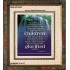 WE ARE THE CHILDREN OF GOD   Scriptural Portrait Acrylic Glass Frame   (GWFAITH830)   "16x18"