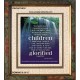 WE ARE THE CHILDREN OF GOD   Scriptural Portrait Acrylic Glass Frame   (GWFAITH830)   