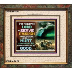 SERVE GOD ALONE   Frame Biblical Paintings   (GWFAITH8305)   