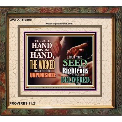SEED OF RIGHTEOUSNESS   Christian Quote Framed   (GWFAITH8388)   