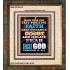 TRUST GOD AT ALL TIMES   Biblical Paintings Acrylic Glass Frame   (GWFAITH8415)   "16x18"