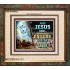 YE SHALL BE SAVED   Unique Bible Verse Framed   (GWFAITH8421)   "18x16"
