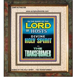 THE TRANSFORMER   Bible Verse Acrylic Glass Frame   (GWFAITH8789)   