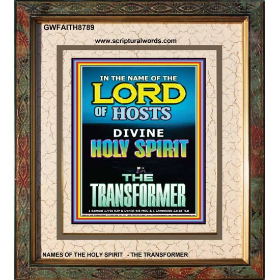 THE TRANSFORMER   Bible Verse Acrylic Glass Frame   (GWFAITH8789)   